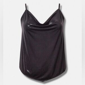 Plus Size Torrid Liquid Shine Cowl Cami
